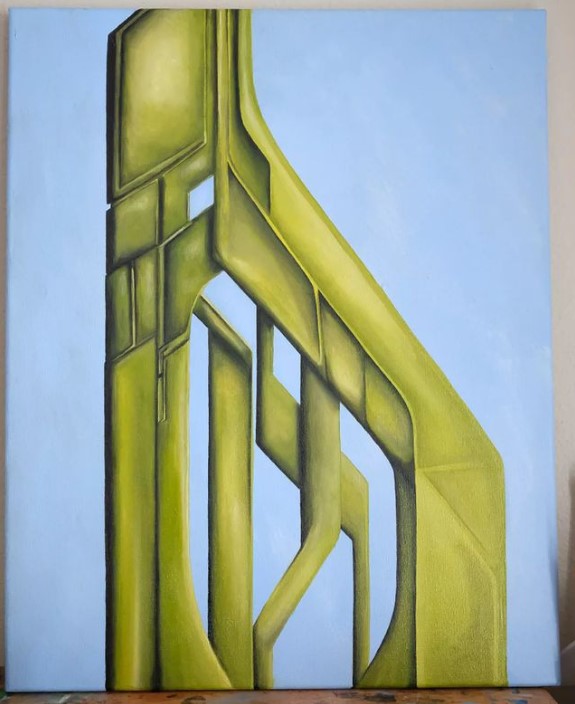 Ascension - Oil on canvas 2023