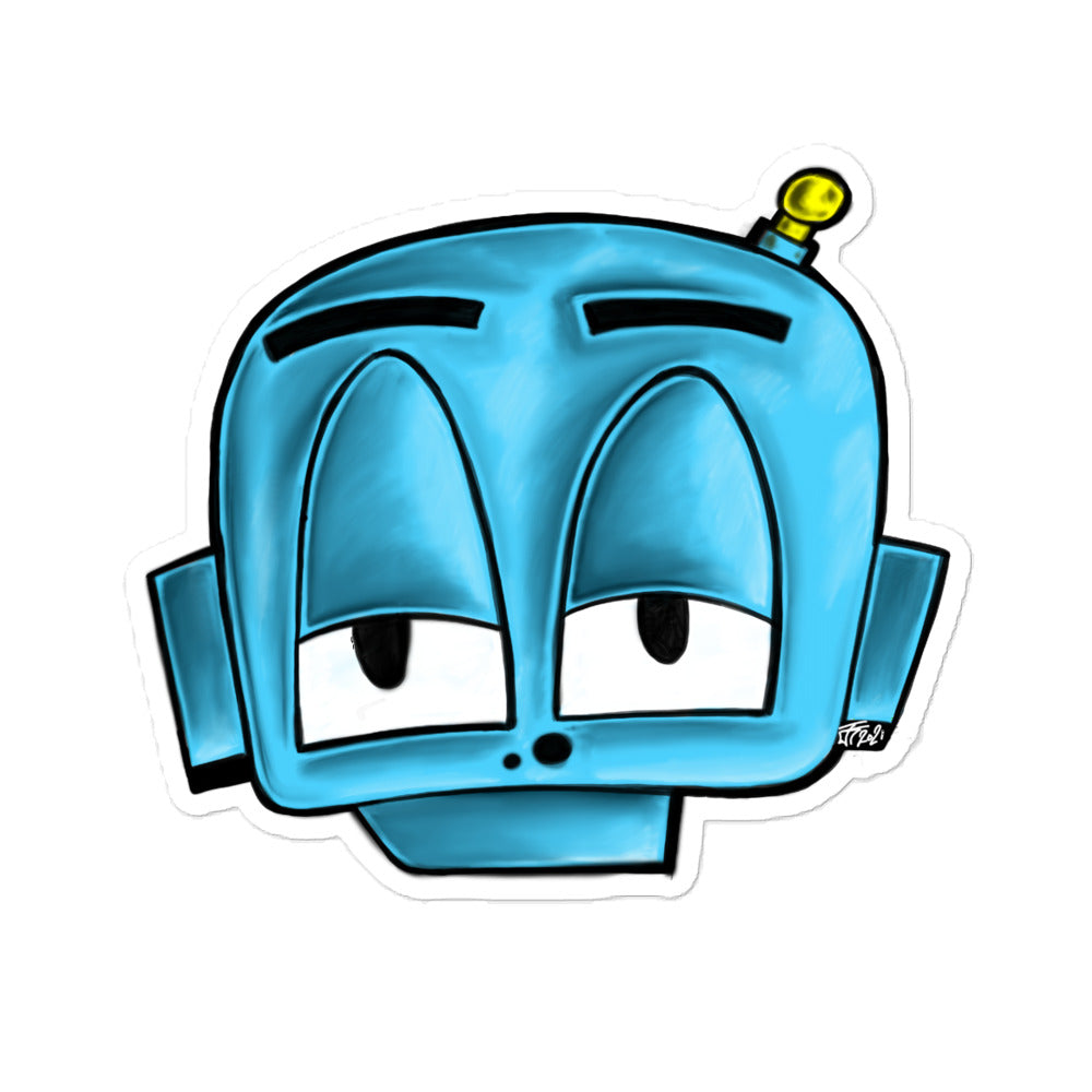 Sad Robot sticker