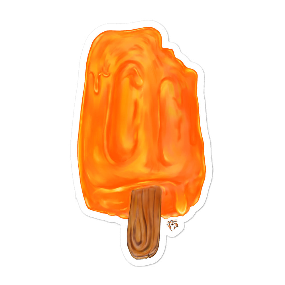 Orange Pop! Sticker